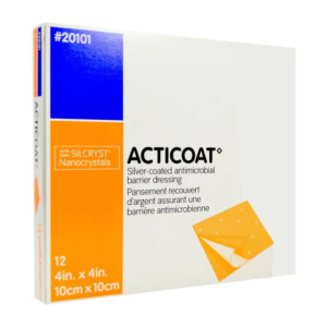 Smith & Nephew Acticoat Apósito Antimicrobiano Con Plata De 10 CM X 10 CM