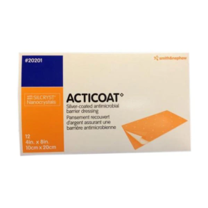 Smith & Nephew Acticoat Apósito Antimicrobiano Con Plata De 10 CM X 20 CM