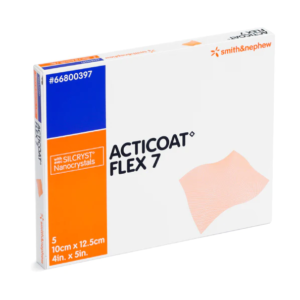 Smith & Nephew Acticoat Flex 7 Apósito Antimicrobiano Con Plata Flexible De 10 CM X 12.5 CM