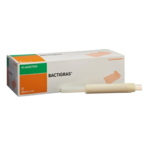 Smith & Nephew Bactigras Gasa Parafinada Con Clorhexidina Estéril De 15 CM X 100 CM