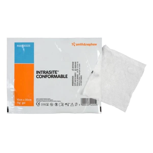 Smith & Nephew Intrasite Conformable Apósito De Hidrogel De 10 CM X 20 CM - Image 2
