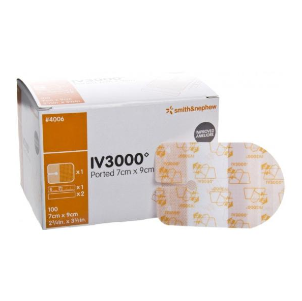 Smith & Nephew Opsite IV 3000 Apósito Transparente De Catéter Estéril De 7 CM X 9 CM