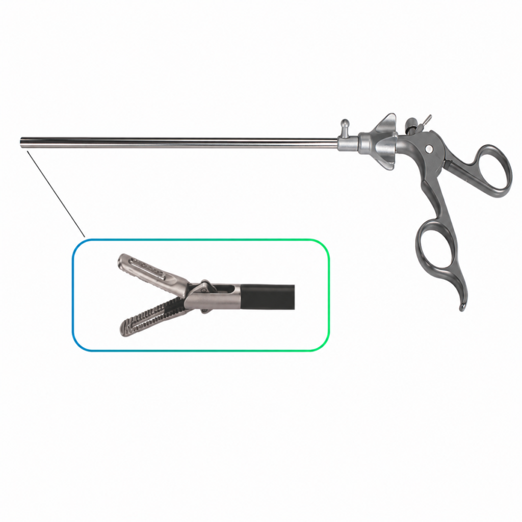 Pinza Grasper Diente de Punta fina